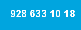 928 633 10 18 928 633 10 18